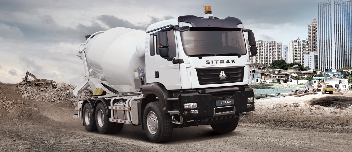 Автобетонозмішувач SITRAK C7H 6×4 Фото - 1